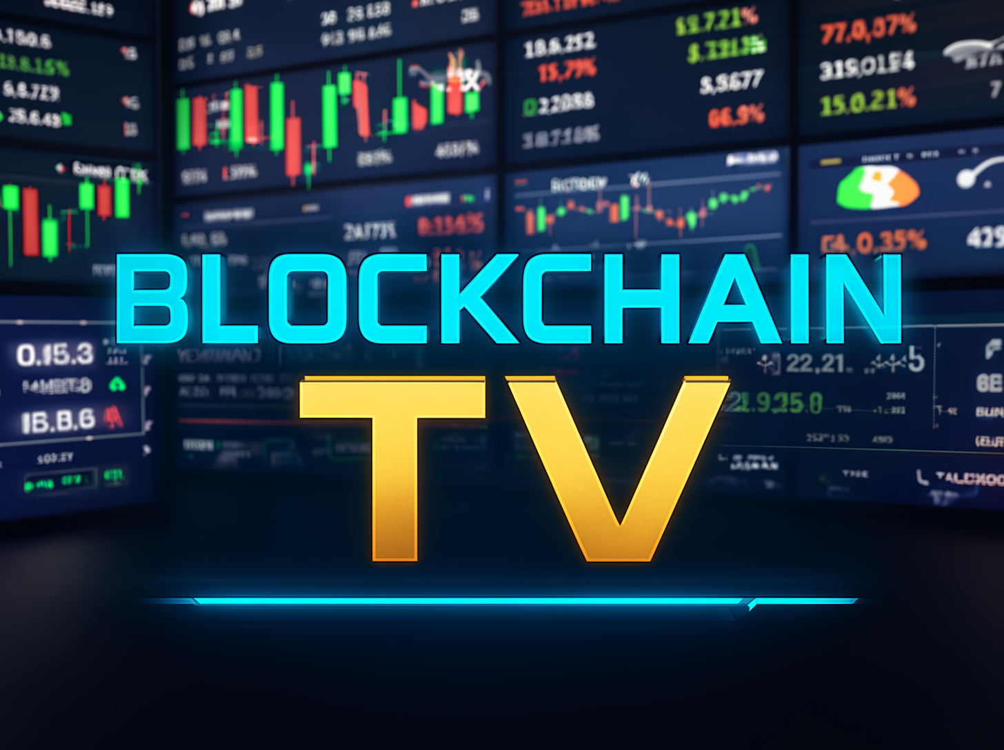 Blockchain TV Channel Poster